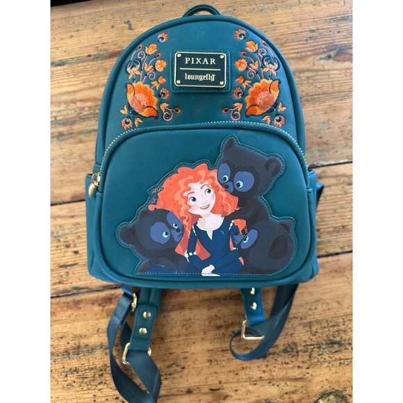 Loungefly | Bags | Loungefly Disney Pixar Brave Triplets Bear Mini ...